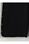 Black Elastic Waist Girl's Tracksuit Bottom - 2