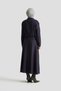 Woven Line Sequin Garnished Skirt Double Suit Navy Blue 25Kt663 - 7