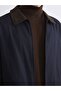 Southblue Navy Blue Velvet Collar Men's Jacket - 3