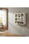رف جداري ديكوري بتصميم منحوت عصري - 3