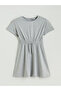 Nevavm Oval Collar Girl's Dress with a Difference