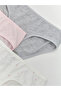 Ecru Printed Girl's Panties 3-Piece - 2