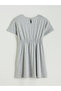 Nevavm Oval Collar Girl's Dress with a Difference - 3