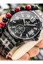 Men's Wristwatch, Certified, Guaranteed, Black Steel Band, Calendar, Bracelet Gift - 4