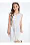 Crew Neck Striped Girl's Dress