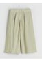 Rmz Gi̇yi̇m Farkiyla Linen Blend Pleated Girls' Capri - 3