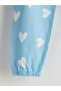 Lcw Kids Blue Heart Printed Girl's Pajama Set - 6