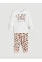 Özmarka New Season Printed Girls' Pajama Set