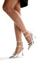Pointed Toe Closed Back 9cm Painted Heel New Season Classic Shoes - 2