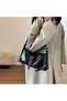 Vintage Fashion Women's Shoulder and Arm Bag with Adjustable Belt - 2