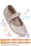 Bareti Leather Daily Velcro Girls' Ballerina Shoes - 2