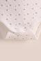 Ecru Heart Cotton Lace Sleeveless Baby Girl Bodysuit - 3
