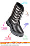 Ronel Vakko Zippered Girls' Snow Boots - 2
