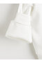 Ecru V-Neck Girl's Sweatshirt - 2