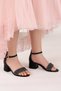 Elinor Cracked Daily Girl's 3 cm Heeled Sandals Evening Dress Shoes - 3
