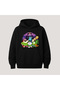 Monsters Printed Kangaroo Pocket Cotton Hooded Long Sleeve Hoodie Sweatshirt