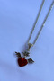 Winged Heart Handcrafted Stainless Steel Chain Women's Necklace - 5