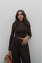 Brown Ural Blouse Pants Set - 5