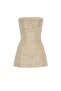 Strapless Stone Sequin Embroidered Suit Evening Dress- Two Pieces - 2