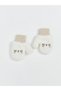 Özmarka New Season Embroidered Baby Girl Knitwear Gloves