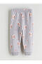 Rabbit Printed Baby Girl Sweatshirt and Sweatpants - 8