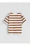 Crew Neck Striped Boy T-Shirt - 4