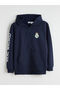 Lcw Kids Hooded Real Madrid Printed Boys Tracksuit Set - 2
