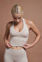 Fiora Grey Seamless Padded Seamless Tank Top Women's Shaping Bodysuit Sports Tank Top - 7