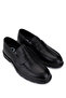 Men's Genuine Leather Black Loafer Shoes - 2