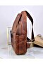 Leather Crossbody Bag – Genuine Leather, Shoulder Strap, Magnetic, Zippered 2083 - 3