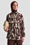 تونيك منقوش تجريدي 25KD1014 مينك - 3