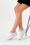 Women's White Gray Thermo Sole Lace-Up Sports Shoes - 4