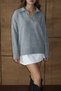 Basic Oversize Polo Neck Knit Sweater Aw25Kz0056 - 6