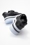 Velcro Women's Sports Shoes Black White - 4