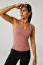 قميص داخلي نسائي من القطن المودال بحمالات سميكة - 5