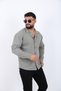 Men's Green Linen Look Oversized Shirt Long Sleeve Casual Daily Streetwear Use