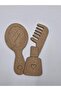 15 Pcs Cute Mirror Comb Wooden Painting School DIY Activity Activity Art 15 cm X 12 cm