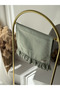 Minty Linen Frilly Dishcloth - 4