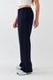Oversize Unisex Sweatpants Navy Blue – 3 Thread Ribbed, Wide Leg, with Pockets, Modern Comfortable Fit - 6