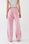 Oversize Unisex Sweatpants Pink – 3 Thread Ribbed, Wide Leg, with Pockets, Modern Comfortable Fit - 7