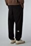 Men's Essential Relaxed Straight Sweatpants - Black - 2