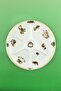Toys Large Compartmented Porcelain Serving/Breakfast Plate - 2