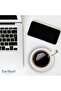 Marble Coasters Set with Holder 3.5" White – 6 Round Stone Drink Coasters for Table & Kitchen - 7