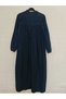Cotton Woven, with Robe, Pregnant Women Can Wear It, Loose, Long, Denim Dress - 6