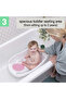 Summer by - Comfy Clean Deluxe Tub with Fabric Sling, Pink, Ages 0–24 Months - 5