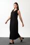 V-Neck Pocket Detailed Maxi Dress - 4