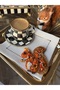 1 منديل تقديم القهوة المطرز بتصميم السنجاب بطابع الخريف - 2
