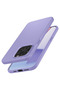 Thin Fit Protective Case for iPhone 15 Pro, Thermoplastic Polyurethane, Elegant Texture, Purple - 6