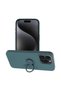 Husa pentru Apple iPhone 16 Pro Max, Interior cu Microfibra, Ring Holder, Protectie Camera, Verde - 2