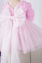 Baby Girl Long Sleeve Bow Rose Birthday Party Wedding Special Occasion Formal Dress for Girls - 7